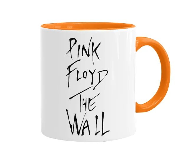 Pink Floyd — Κούπα χρωματιστή πορτοκαλί, κεραμική, 330ml