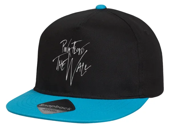 Pink Floyd — Καπέλο παιδικό Flat Snapback, Μαύρο/Μπλε (100% ΒΑΜΒΑΚΕΡΟ, ΠΑΙΔΙΚΟ, UNISEX, ONE SIZE)