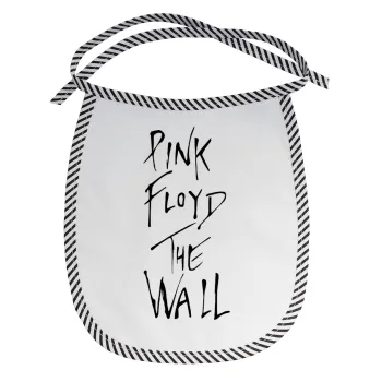 Pink Floyd, The Wall, Σαλιάρα μωρού αλέκιαστη με κορδόνι Μαύρη