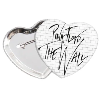 Pink Floyd, The Wall, Κονκάρδα παραμάνα καρδιά (57x52mm)