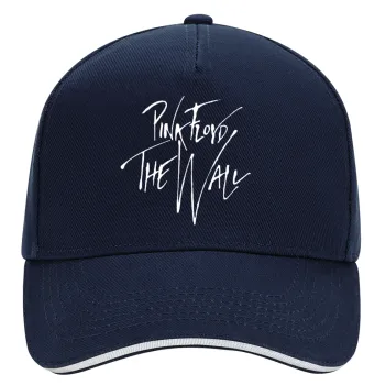 Pink Floyd, The Wall, DRILL Adult Ultimate Hat BLUE/WHITE, (100% COTTON, ADULT, UNISEX, ONE SIZE)