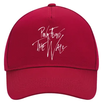 Pink Floyd, The Wall, Καπέλο Ενηλίκων Ultimate ΚΟΚΚΙΝΟ, (100% ΒΑΜΒΑΚΕΡΟ DRILL, ΕΝΗΛΙΚΩΝ, UNISEX, ONE SIZE)