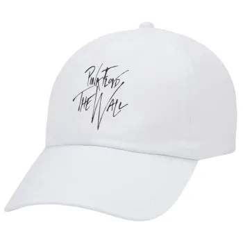 Pink Floyd, The Wall, Adult Baseball Cap White 5-panel (POLYESTER, ADULT, UNISEX, ONE SIZE)