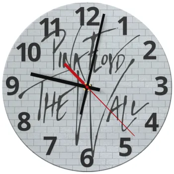 Pink Floyd, The Wall, Ρολόι τοίχου γυάλινο (30cm)