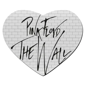 Pink Floyd, The Wall, Mousepad καρδιά 23x20cm