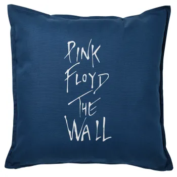 Pink Floyd, The Wall, Μαξιλάρι καναπέ Μπλε 100% βαμβάκι, περιέχεται το γέμισμα (50x50cm)