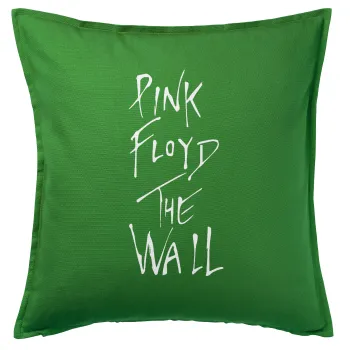 Pink Floyd, The Wall, Μαξιλάρι καναπέ Πράσινο 100% βαμβάκι, περιέχεται το γέμισμα (50x50cm)