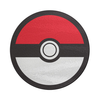 Pokemon ball, Επιφάνεια κοπής γυάλινη στρογγυλή (30cm)