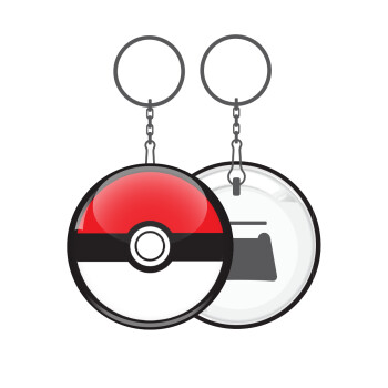 Pokemon ball, Μπρελόκ μεταλλικό 5cm με ανοιχτήρι