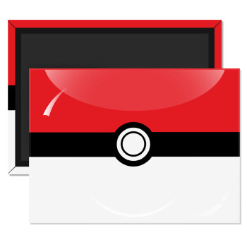 Pokemon ball, Ορθογώνιο μαγνητάκι ψυγείου διάστασης 9x6cm