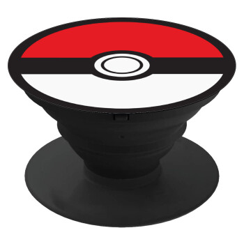Pokemon ball, Phone Holders Stand  Μαύρο Βάση Στήριξης Κινητού στο Χέρι