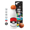 Bascetball Metal mug thermos, double wall, 550ml