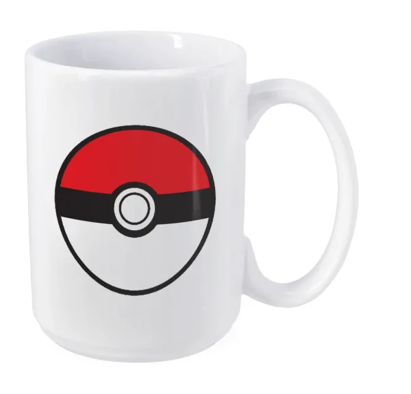 Pokemon ball — Mega mug, ceramic, 450ml
