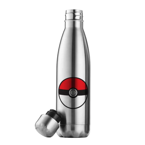 Pokemon ball — Inox (Stainless steel) double-walled metal mug, 500ml