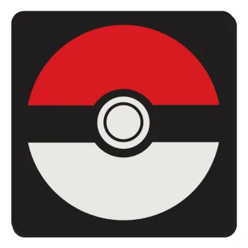 Pokemon ball, Τετράγωνο μαγνητάκι ξύλινο 9x9cm