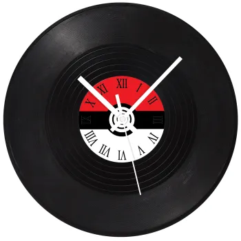 Pokemon ball, Ρολόι τοίχου Βινύλιο (30cm)