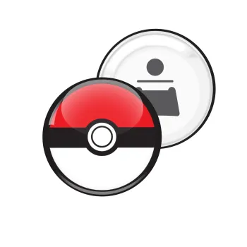 Pokemon ball, Μαγνητάκι και ανοιχτήρι μπύρας στρογγυλό διάστασης 5,9cm