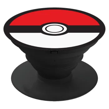 Pokemon ball, Phone Holders Stand  Μαύρο Βάση Στήριξης Κινητού στο Χέρι