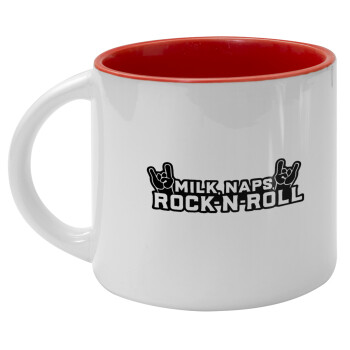 Milk, Naps, Rock N Roll, Κούπα κεραμική 400ml