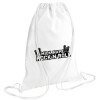 Backpack pouch GYMBAG white (28x40cm)