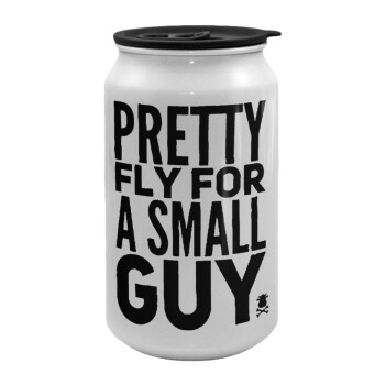 Pretty fly for a small guy, Κούπα ταξιδιού μεταλλική με καπάκι (tin-can) 500ml