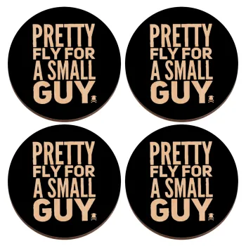 Pretty fly for a small guy, ΣΕΤ x4 Σουβέρ ξύλινα στρογγυλά plywood (9cm)