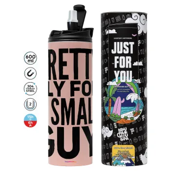Pretty fly for a small guy, Tumbler stainless steel PINK 600ml