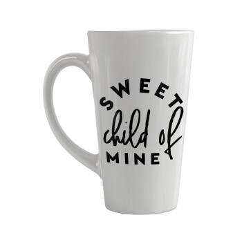 Sweet child of mine!, Κούπα κωνική Latte Μεγάλη, κεραμική, 450ml