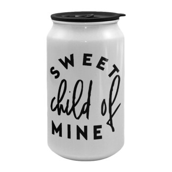 Sweet child of mine!, Κούπα ταξιδιού μεταλλική με καπάκι (tin-can) 500ml