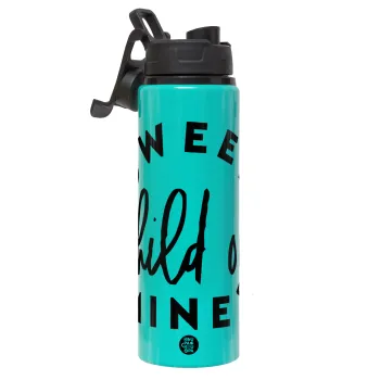 Sweet child of mine!, Μεταλλικό παγούρι νερού με καπάκι ασφαλείας, αλουμινίου 850ml