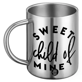 Sweet child of mine!, BIG Mug Stainless steel double wall (450ml)