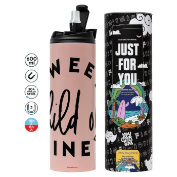 Sweet child of mine!, Tumbler stainless steel PINK 600ml