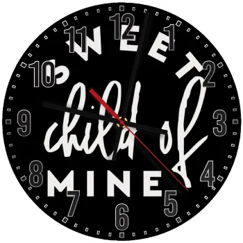 Sweet child of mine!, Ρολόι τοίχου ξύλινο (30cm)