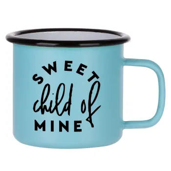 Sweet child of mine!, Κούπα Μεταλλική εμαγιέ ΜΑΤ σιέλ 360ml