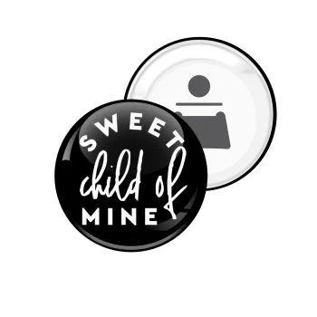 Sweet child of mine!, Μαγνητάκι και ανοιχτήρι μπύρας στρογγυλό διάστασης 5,9cm