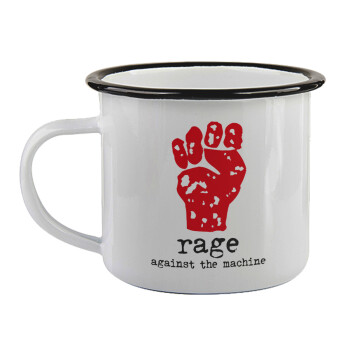 Rage against the machine, Κούπα εμαγιέ με μαύρο χείλος 360ml