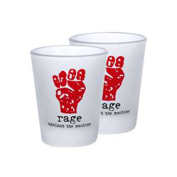 Rage against the machine, Σφηνοπότηρα γυάλινα 45ml του πάγου (2 τεμάχια)