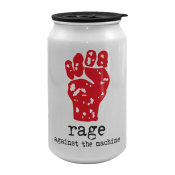 Rage against the machine, Κούπα ταξιδιού μεταλλική με καπάκι (tin-can) 500ml