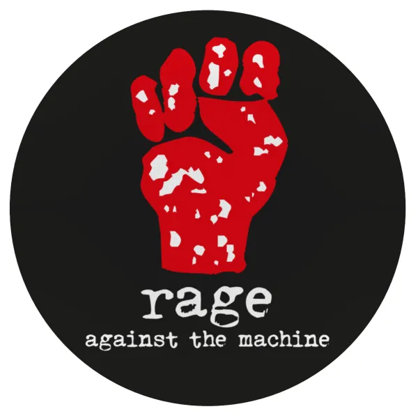 Rage against the machine — Mousepad Στρογγυλό 20cm