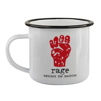 Rage against the machine, Κούπα εμαγιέ με μαύρο χείλος 360ml