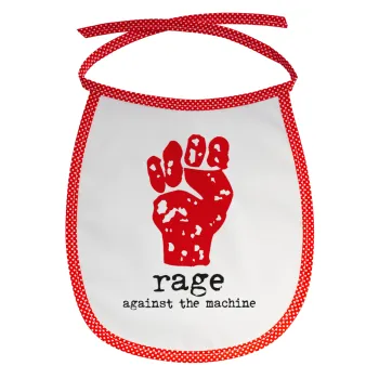 Rage against the machine, Σαλιάρα μωρού αλέκιαστη με κορδόνι Κόκκινη
