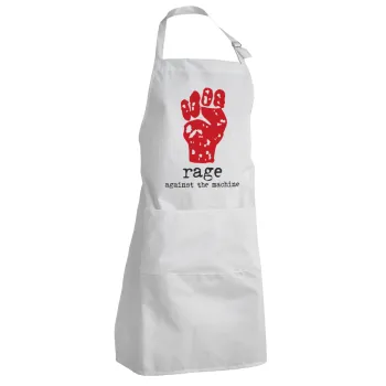 Rage against the machine, Adult Chef Apron (with sliders and 2 pockets)