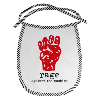 Rage against the machine, Σαλιάρα μωρού αλέκιαστη με κορδόνι Μαύρη