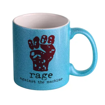 Rage against the machine, Κούπα Σιέλ Glitter που γυαλίζει, κεραμική, 330ml