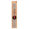 Easter Set, wooden keychain & scented Easter candle flat (30cm) (GRAY)