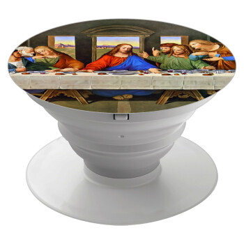 The Last Supper, Phone Holders Stand  White Hand-held Mobile Phone Holder