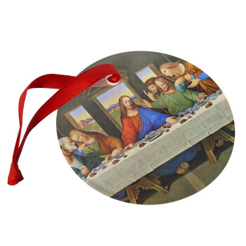 The Last Supper, Christmas ornament glass 9cm