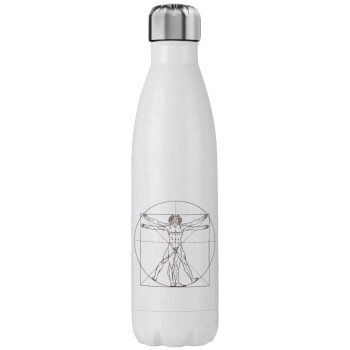 Leonardo da vinci Vitruvian Man, Stainless steel, double-walled, 750ml