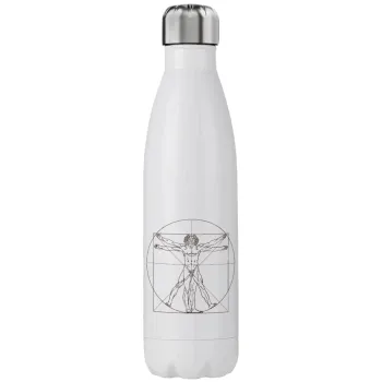 Leonardo da vinci Vitruvian Man, Stainless steel, double-walled, 750ml