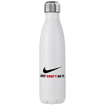 Just Don't Do it!, Stainless steel, double-walled, 750ml